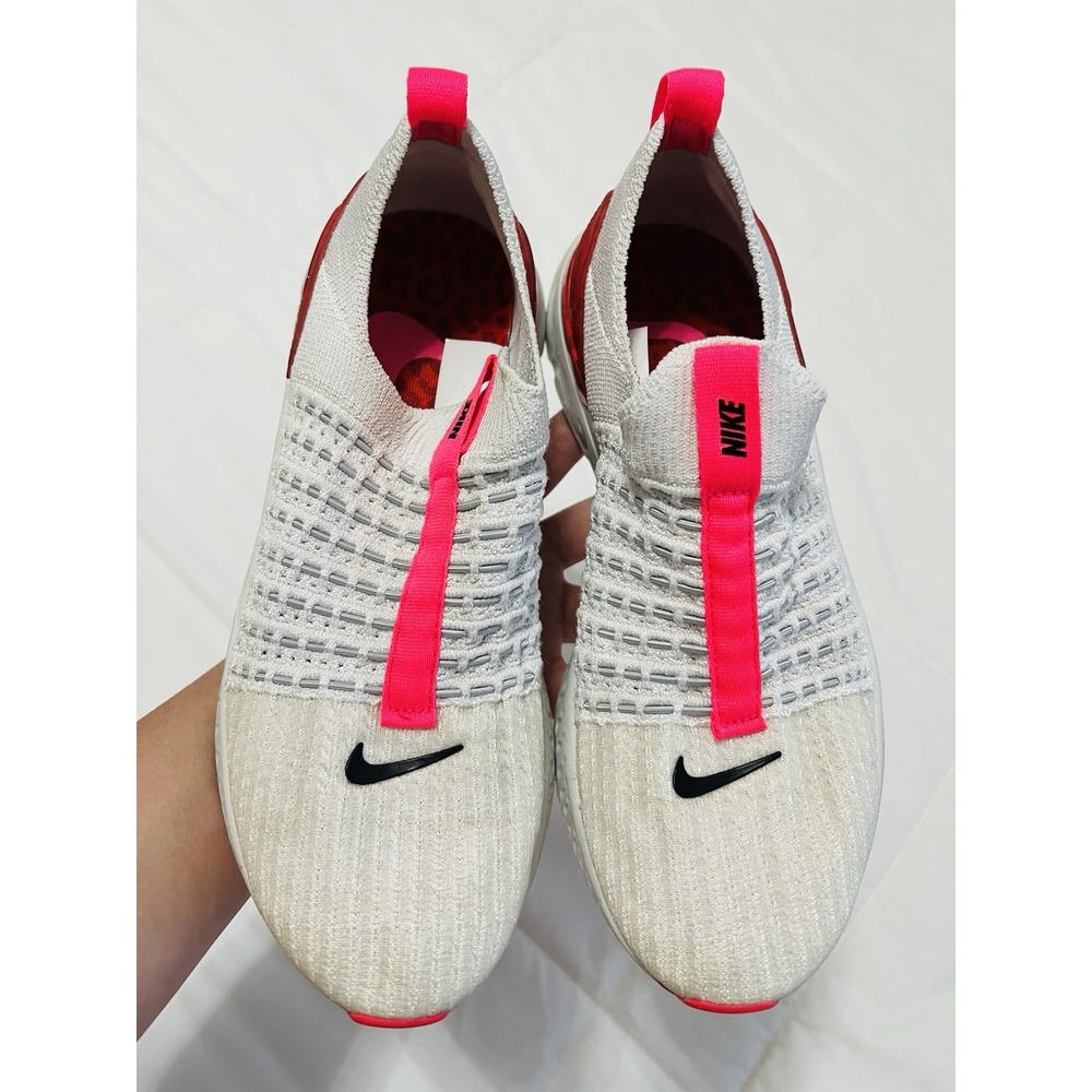 Nike React Phantom Run Flyknit 2 White Pink Sneakers DM8064-001 Womens Shoes 7.5